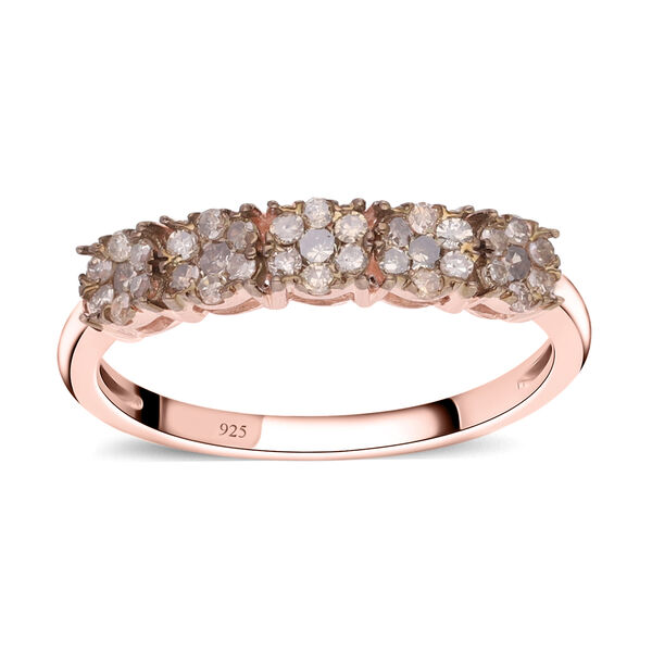 Nat&uuml;rlicher Champagner-Diamant-Ring  - 0,50 ct.