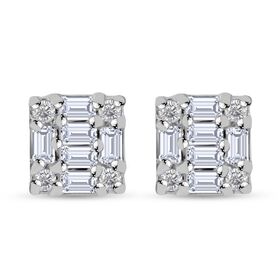 Moissanit Ohrringe - 0,58 ct.