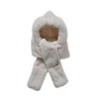 Plüsch Hut-und-Schal-Set, Winddicht und Kuschelig, beige