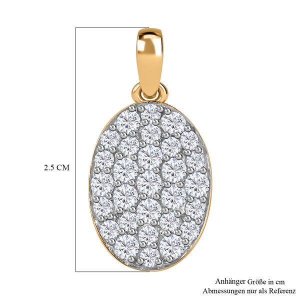 Moissanit Anhänger - 1,16 ct. image number 6