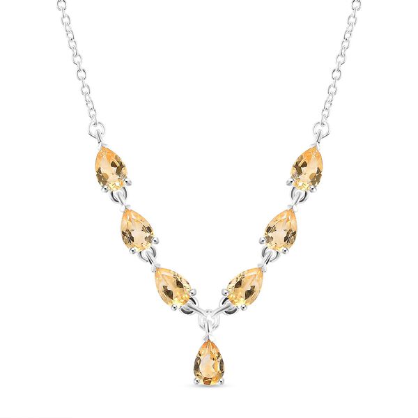 Citrin 45cm Halskette - 2,86 ct. image number 0