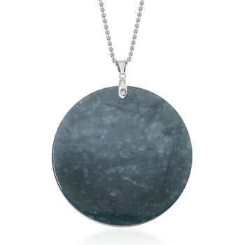 Nat&uuml;rlicher Olmek Jadeit L&ouml;we-Anh&auml;nger mit 50cm Kette - 190 ct.