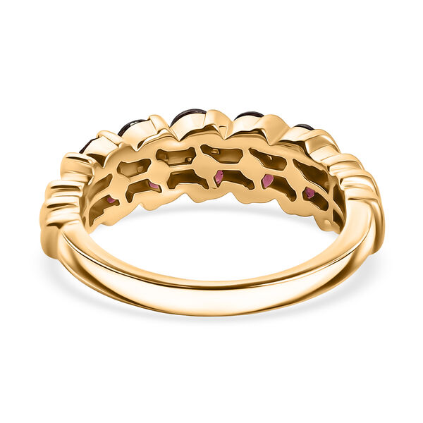 D'Joy AA nat&uuml;rlicher Rhodolith Granat Ring - 1,54 ct. image number 6