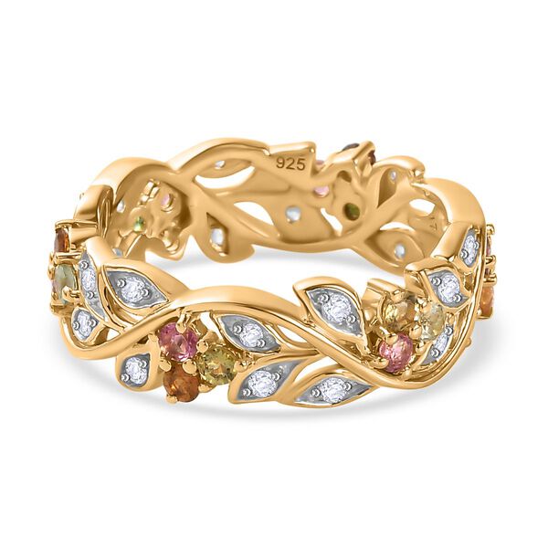 ALLORO AA Multi-Turmalin und Zirkon-Ring - 0.97 ct.