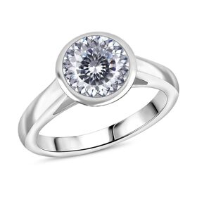 Moissanit Ring - 1,82 ct.
