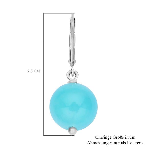 Amazonit Ohrringe, 925 Silber rhodiniert ca. 11,65 ct image number 5