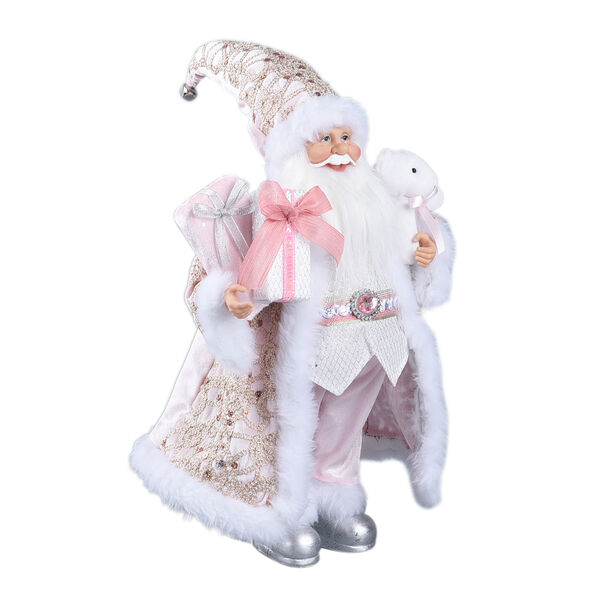 Weihnachtsmann, Christbaumspitze, Gr&ouml;&szlig;e 45 cm, Rosa und Wei&szlig;&nbsp; image number 2