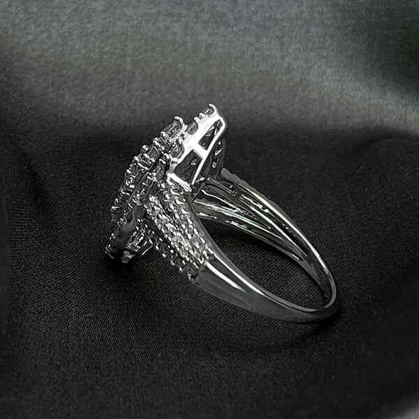 New York Kollektion - Weißer Diamant VS EF Ring in 585 Weißgold- 2 ct. image number 4