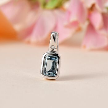 AAA Aquamarin Anh&auml;nger, ca. 0,56 ct.