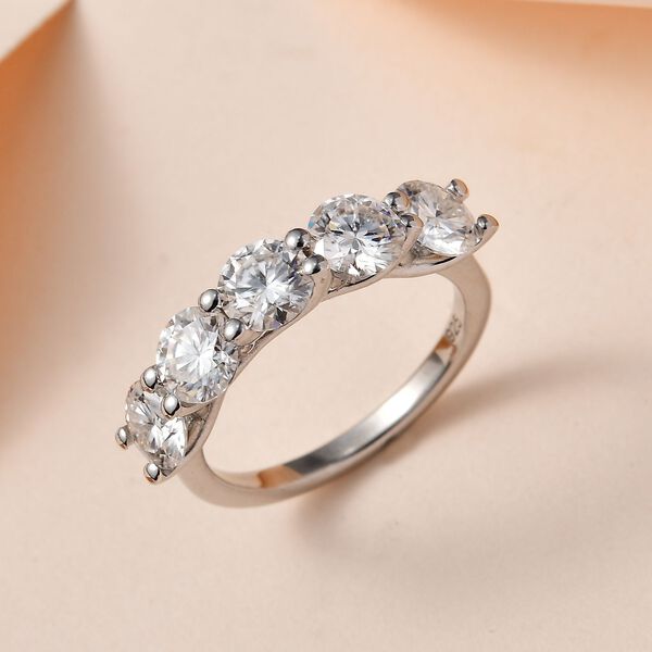 Moissanit Ring - 2 ct. image number 7
