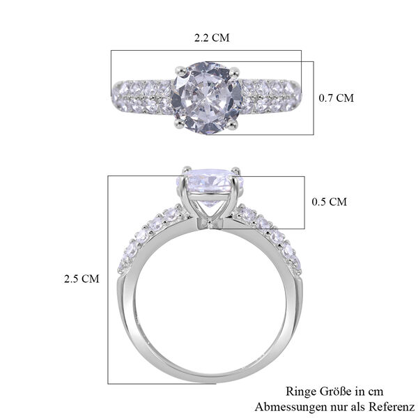 LUSTRO STELLA Zirkonia Ring - 4,59 ct. image number 4