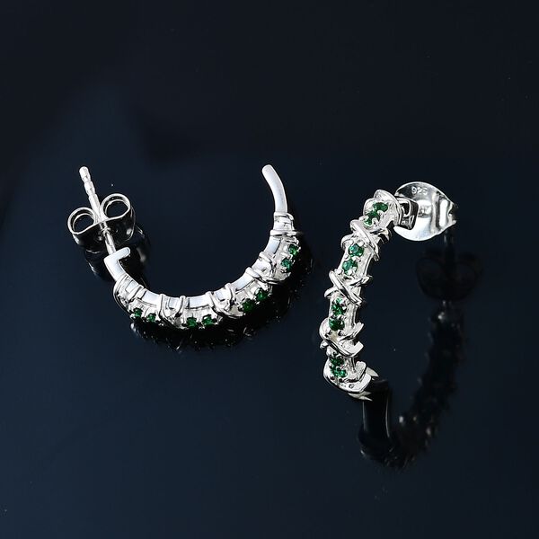 XOXO grüne Zirkonia-Ohrringe - 0,42 ct. image number 2