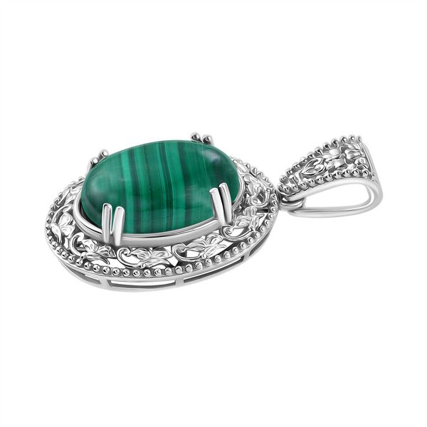 Malachit Anh&auml;nger - 15,54 ct. image number 4