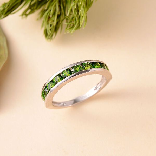 Nat&uuml;rlicher Chromdiopsid-Ring - 1,04 ct. image number 2