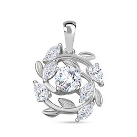 J Francis gefertigt mit SWAROVSKI- Swarovski Zirkonia Anhänger, 925 Silber rhodiniert