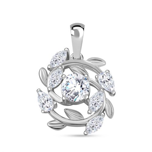 J Francis gefertigt mit SWAROVSKI- Swarovski Zirkonia Anhänger, 925 Silber rhodiniert image number 0