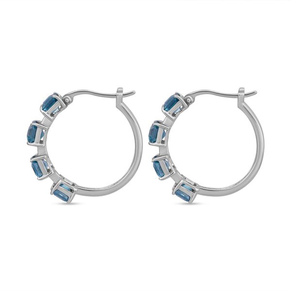 AAA blaue Zirkon-Ohrringe - 6,24 ct. image number 4