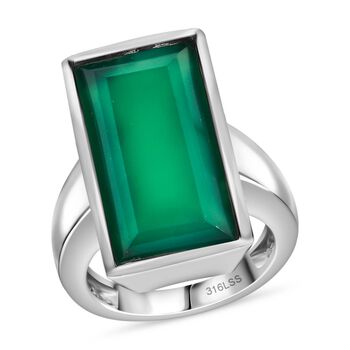 AAA Verde Onyx Ring - 9,66 ct.