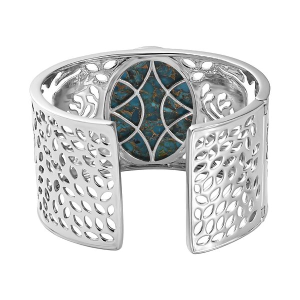 Blauer Türkis-Armreif, 19 cm - 88,03 ct. image number 5