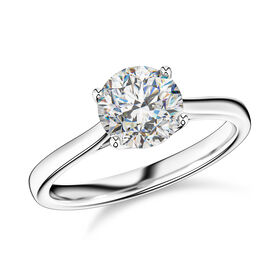 LUXURIANT IGI zertifizierter VS-EF Labor Diamant Ring in 950 Platin - 2 ct.