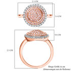 Rosa und weißer Diamant-Ring - 0,50 ct. image number 6
