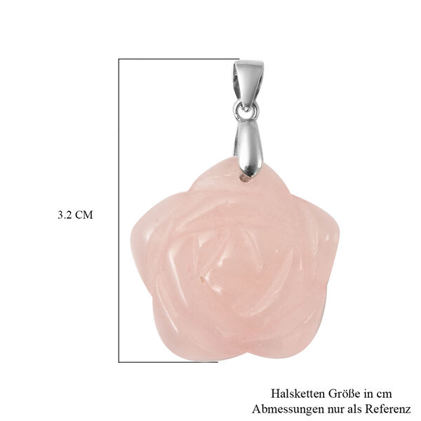 Rosenquarz-Anh&auml;nger, 925 Silber ca. 20,50 ct image number 4