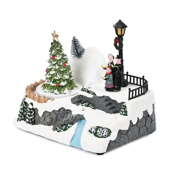 Musik Karussel Winterland mit LED lichter, Tannenbaum image number 10