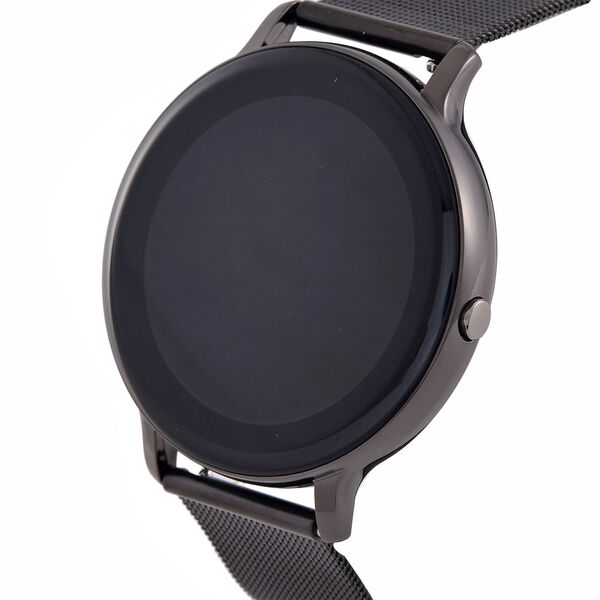 Eleganz Mesh HiWatch Plus, Schwarz Smartwatch mit Dual-Modus Bluetooth, 1,28 IPS Display und Wassergesch&uuml;tztes Design image number 5