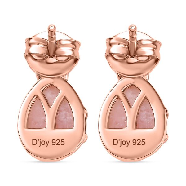 Herzklang - D joy AA Vinicunca-Peruanischer Opal, Lotus Granat Ohrringe 925 Silber 750 rosévergoldet ca. 2.27 ct image number 5