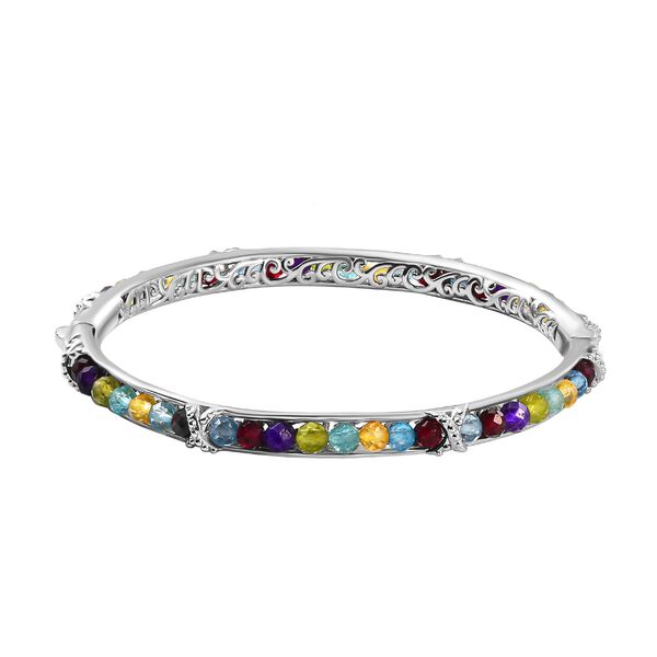 Multi-Edelstein-Armreif, 19 cm - 20,69 ct. image number 5