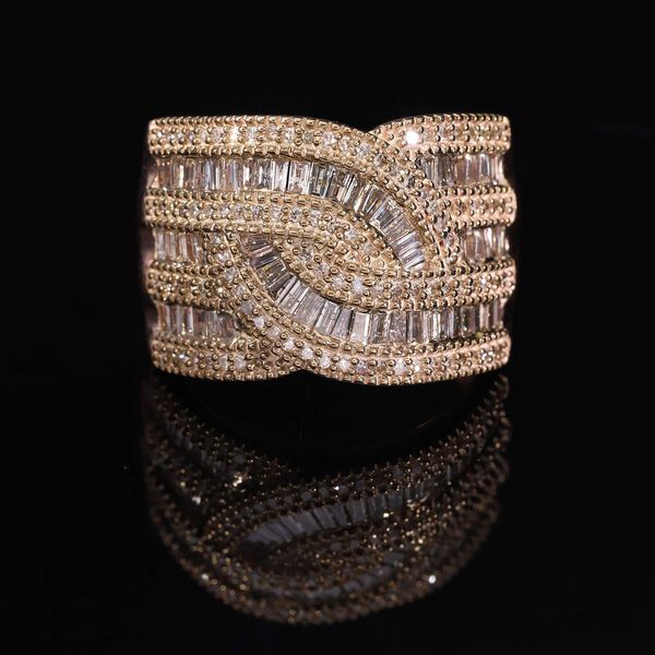 Nat&uuml;rlicher Champagner Diamant Ring, ca. 1.50 ct image number 5