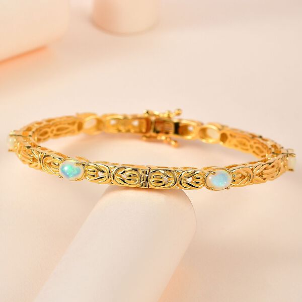 AA nat&uuml;rlicher, &auml;thiopischer Welo Opal Armreif, 19 cm - 3,18 ct. image number 7