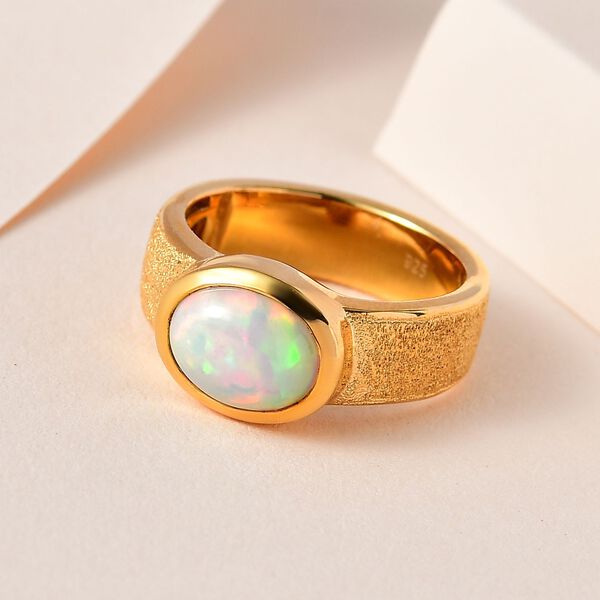 Nat&uuml;rlicher, &auml;thiopischer Welo Opal-Ring - 1,25 ct. image number 1
