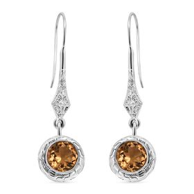 Royal Bali Kollektion- Citrin Ohrringe - 3,76 ct.