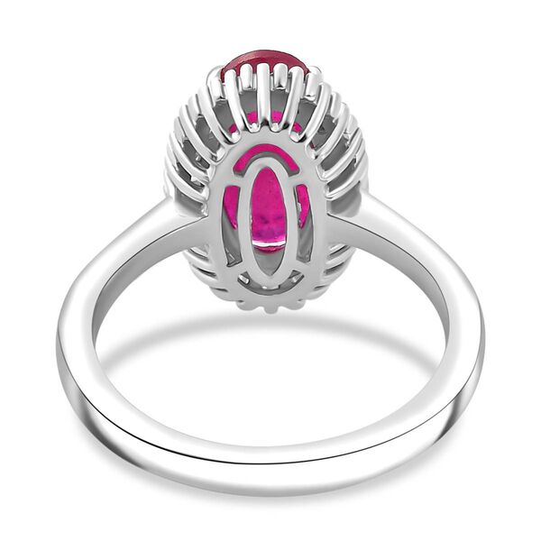 Afrikanischer Rubin und Diamant-Ring - 3,61 ct. image number 8