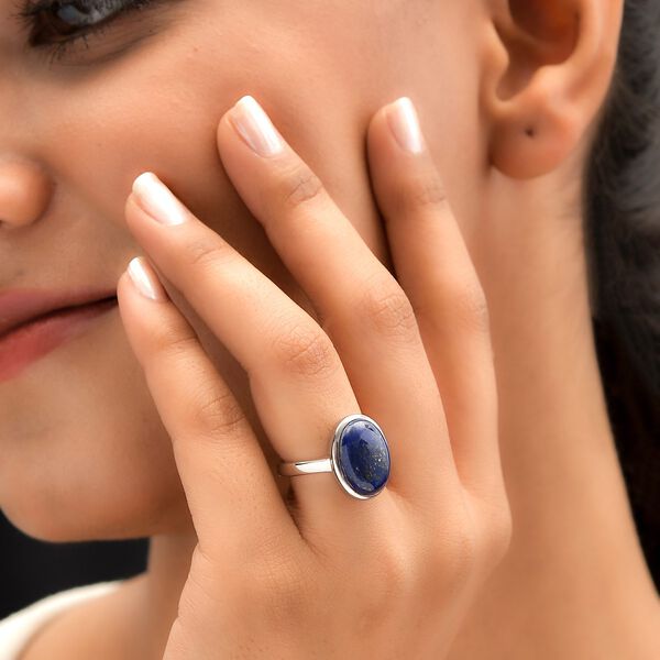 Lapislazuli Ring  (Gr&ouml;&szlig;e 19.00) ca. 7,27 ct image number 3