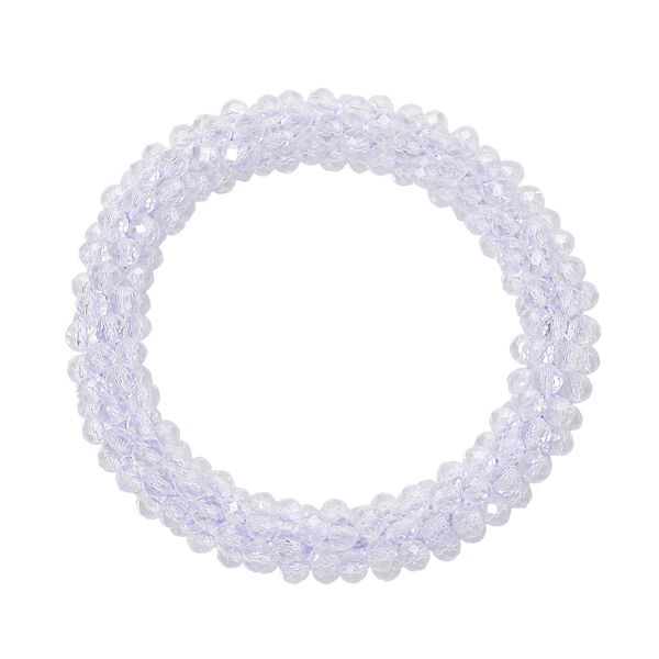 2er Set - Wei&szlig;er Kristall Halskette und Armband, flexibel image number 7