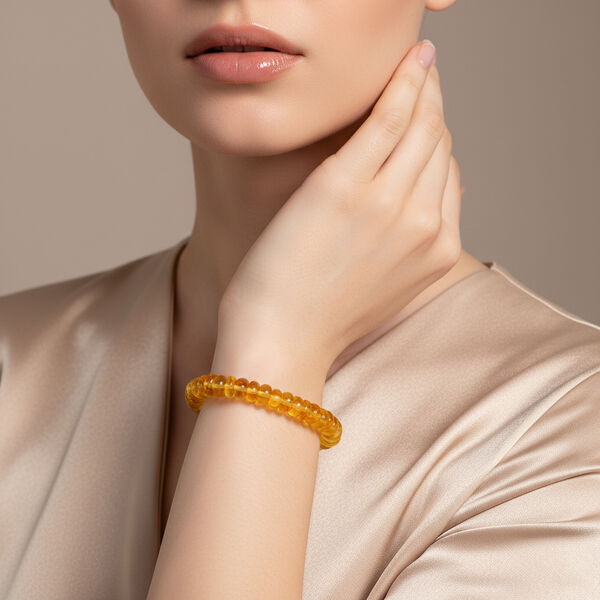 Bernstein Armband Flexible (ca. 18 -19 cm), ca. 45,00 ct. image number 2