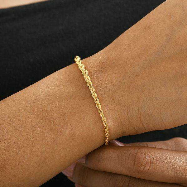 Kordelkette Armband in 916 Gelbgold image number 2