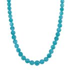 AAA Amazonit Halskette ca. 50 cm 925 Silber rhodiniert ca. 475.00 ct