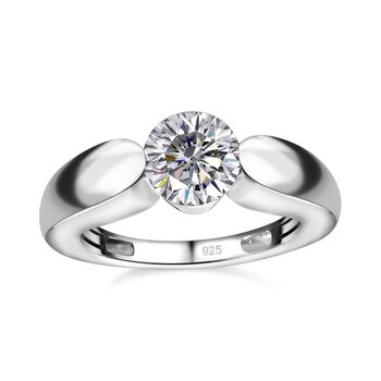 Moissanit Ring - 1,21 ct.