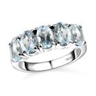 Himmelblauer Topas-Ring - 3,04 ct. image number 3