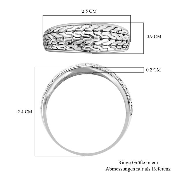 925 Silber Ringe (Größe 19.00) ca. 4,26g image number 5