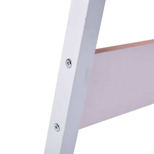 Betttisch auf R&auml;dern mit verstellbarer H&ouml;he, MDF - Platte, 60x40 cm, wei&szlig; image number 7