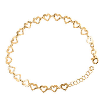 925 Silber vergoldet Armband ca. 18 cm ca. 2,41g