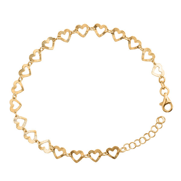 925 Silber vergoldet Armband ca. 18 cm ca. 2,41g