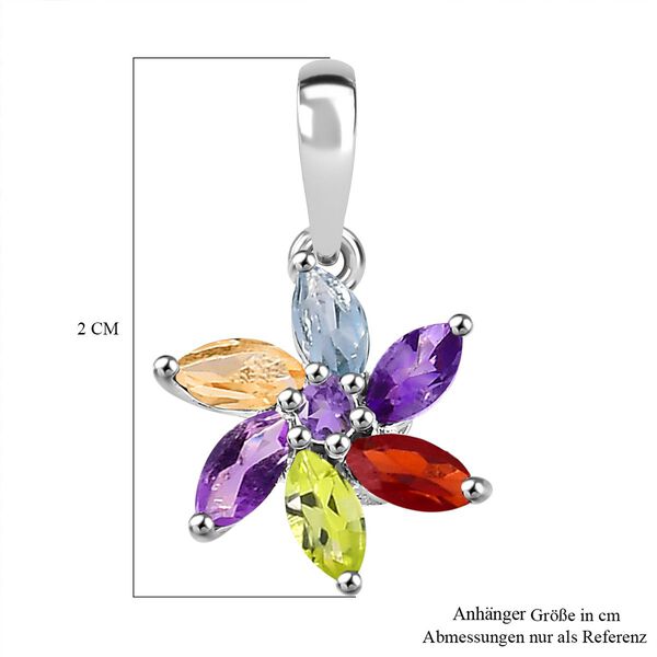 Multi Edelstein Anhänger - 0,96 ct. image number 6