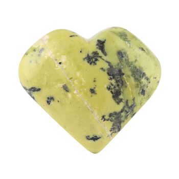 Gem Crystal Kollektion - Serpentin Herz, 3-4 cm - S, ca. 155 cts.