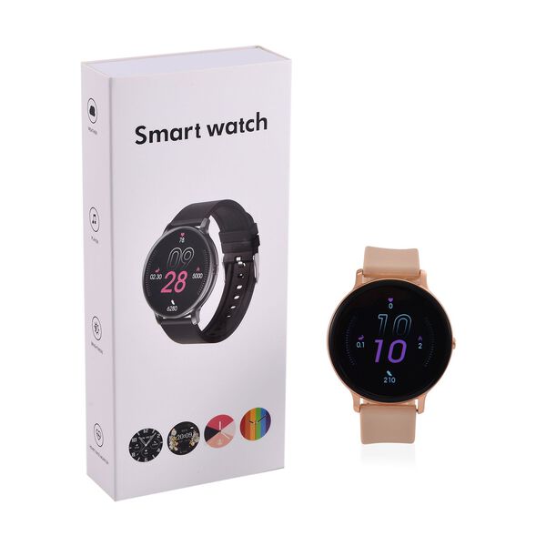 Hiwatch Plus Elegante Smartwatch - Ros&eacute;gold mit Goldenem Silikonarmband, Multifunktional mit Gesundheits- und Sportfunktionen, Bluetooth 5.0 image number 11
