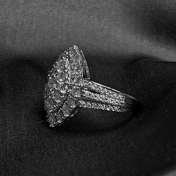 New York Kollektion - Weißer Diamant VS EF Ring in 585 Weißgold- 2 ct. image number 7